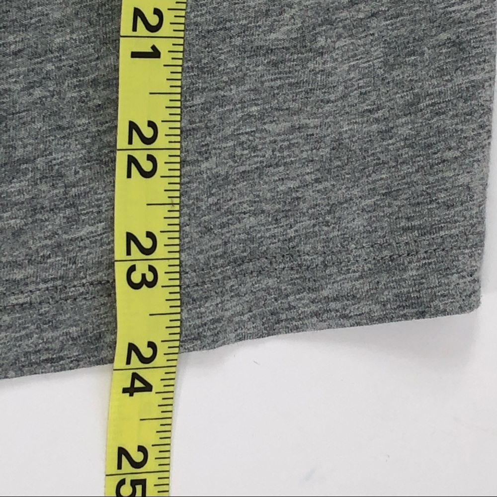 J. Crew Twist Hem Gray Cotton Long Sleeve Tee M - Picture 7 of 8